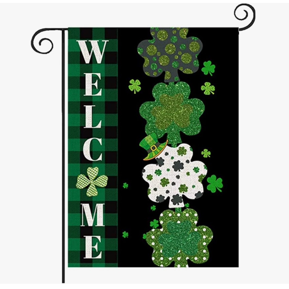 Farmhouse Double Sided Buffalo Check Plaid Garden Flag 12.6x18.5 Inches NWT